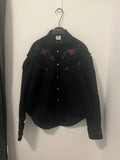 Vetements 16FW Navy Rose Western Jacket