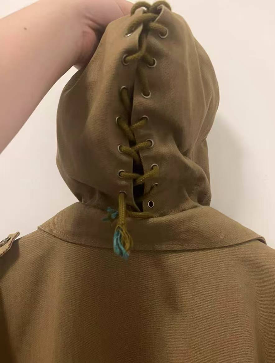 Vetements 19SS Kaki Gimp Suit Mask Parka