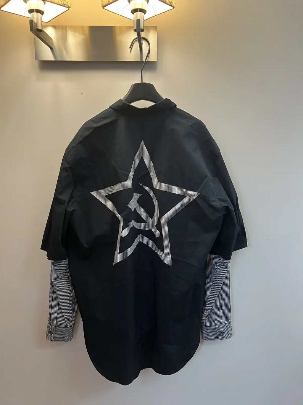 Vetements 18FW Soviet Double layer Shirt