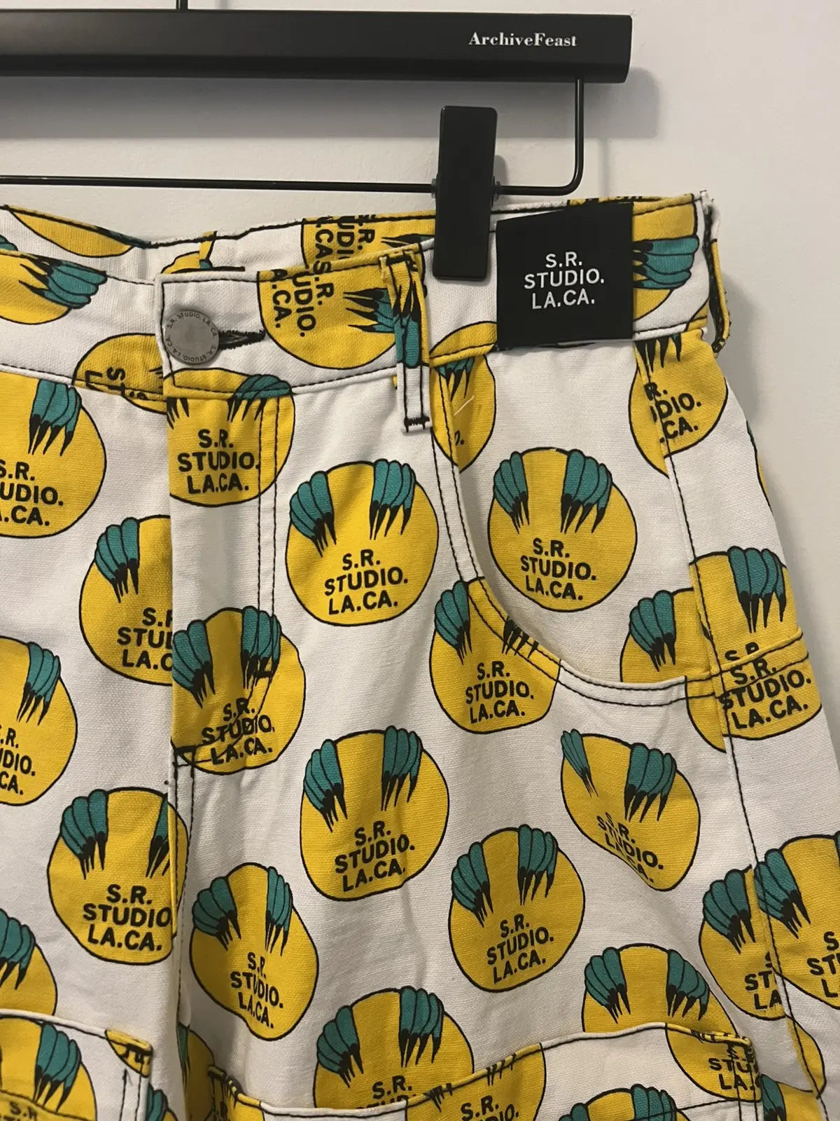 Sterling Ruby Vampire Denim Cargo