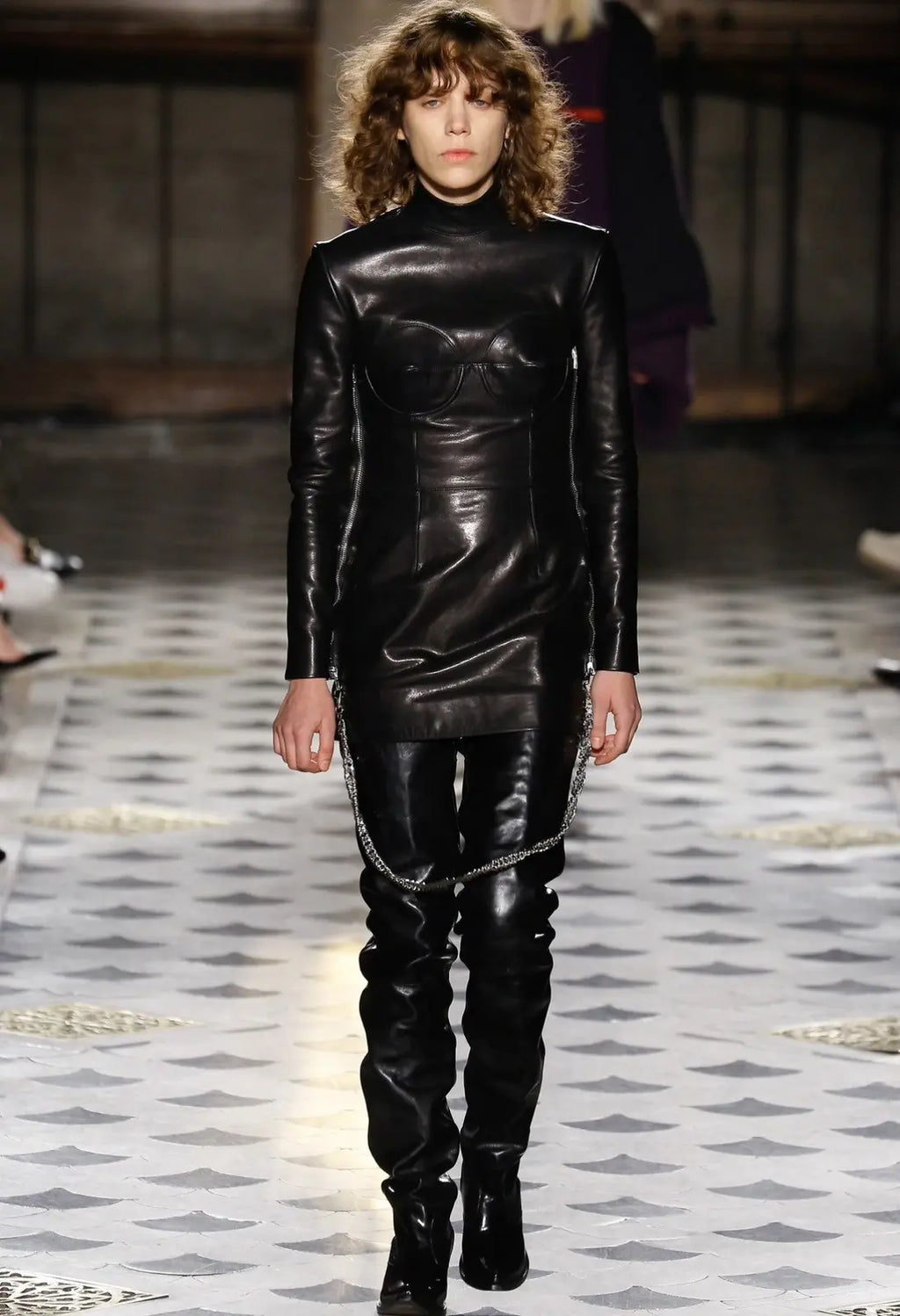 Vetements 16FW Bondage Leather Dress