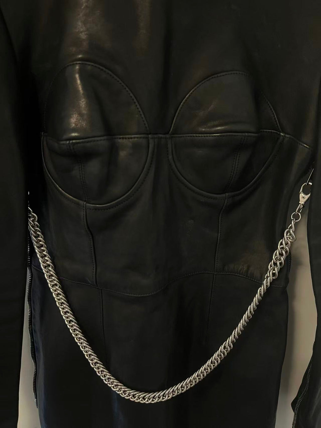 Vetements 16FW Bondage Leather Dress