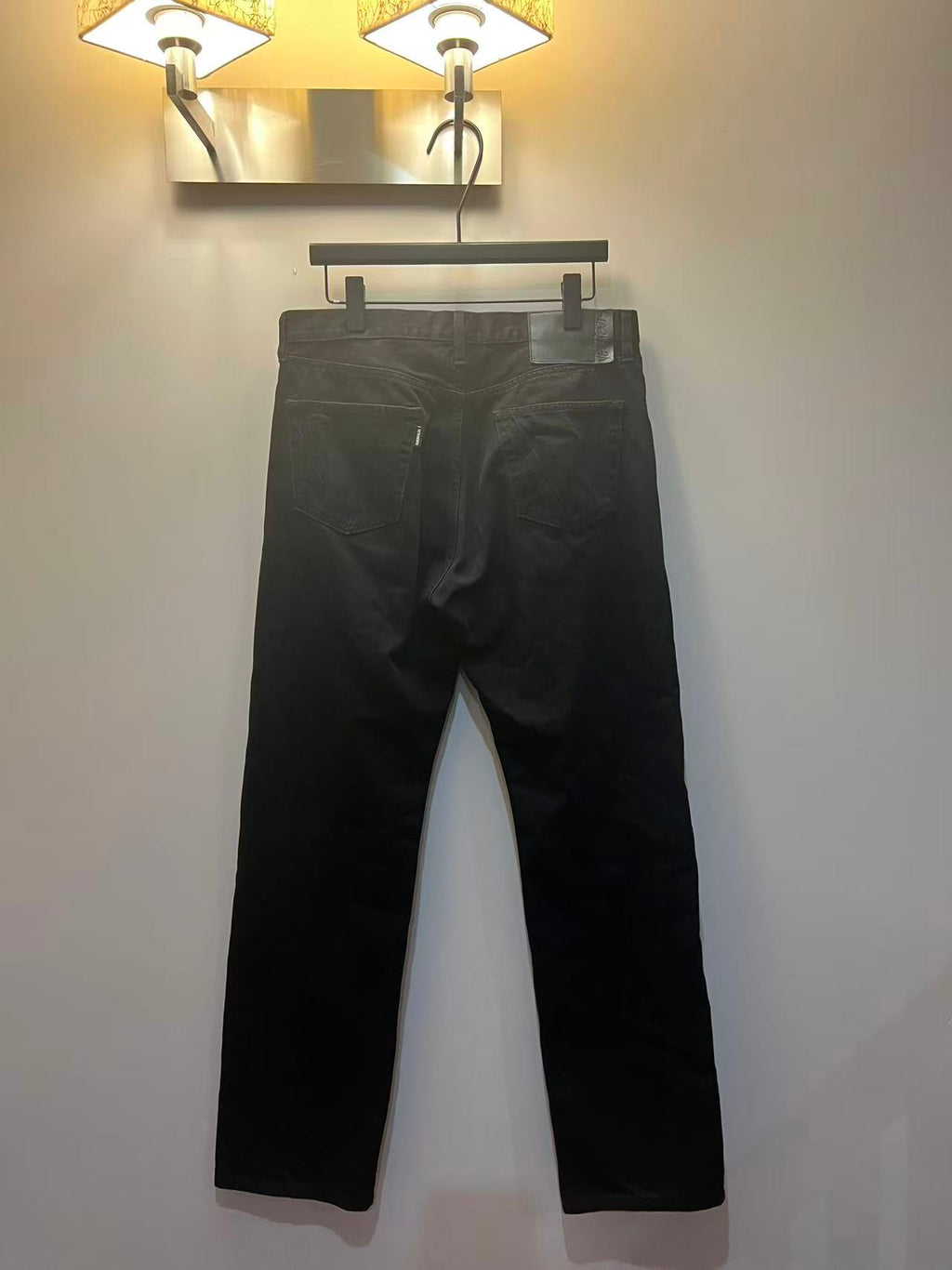 Vetements 19SS Distressed Black Denim Pants