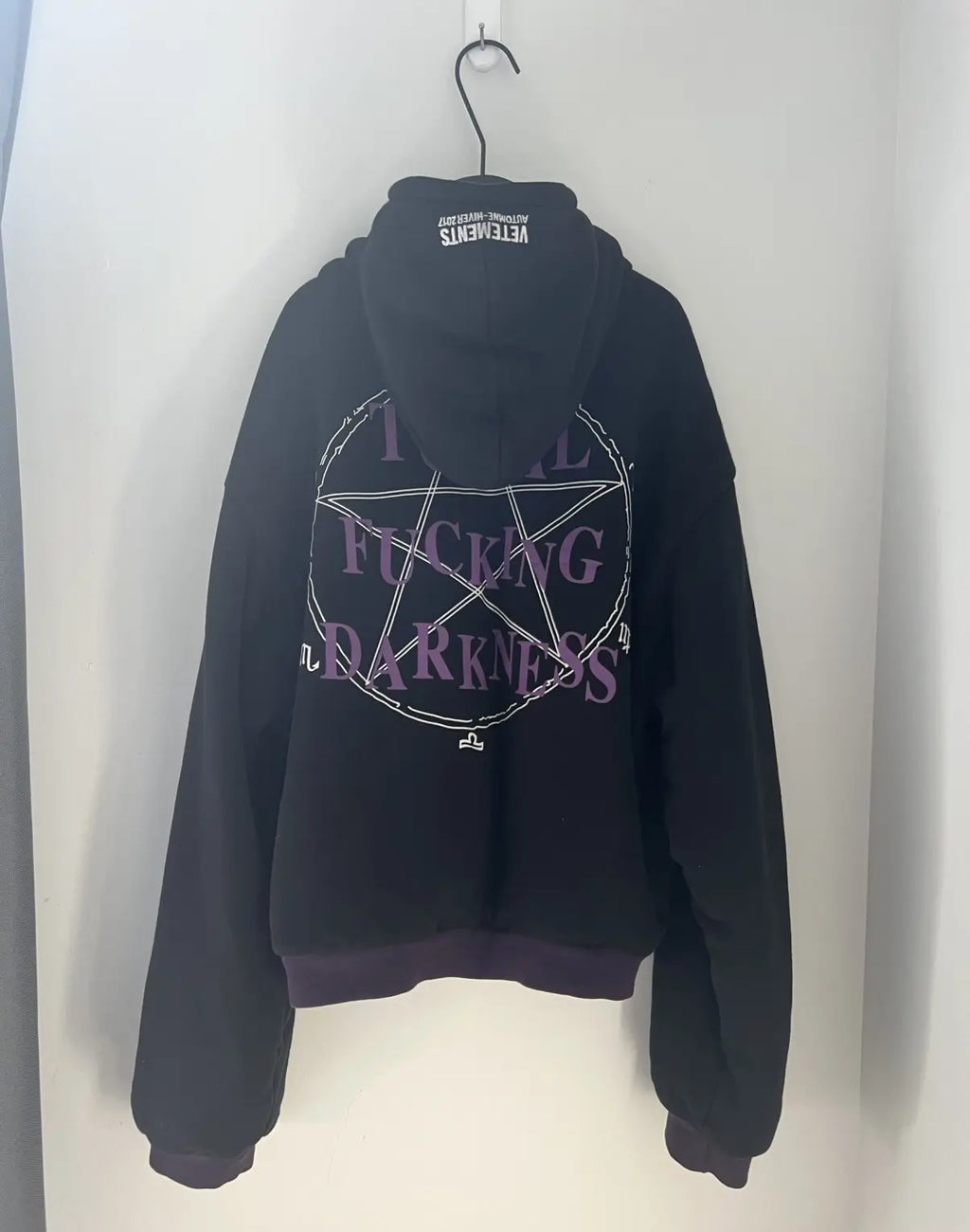 Vetements 16FW TFD&Gun Club Double Sided Bomber