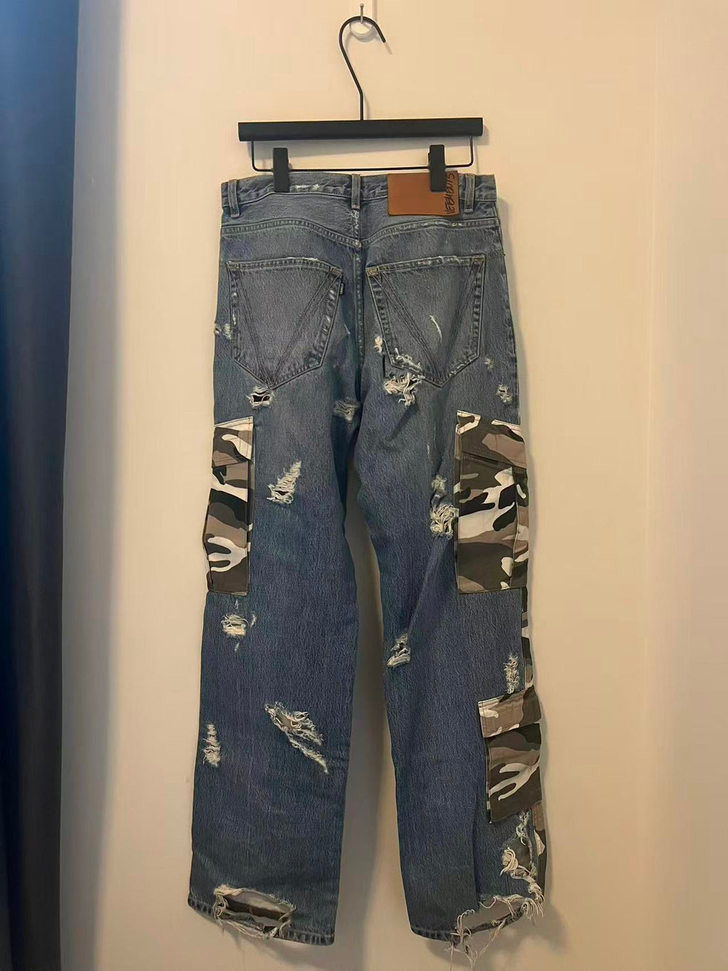 Vetements 19FW Snow Camo Denim