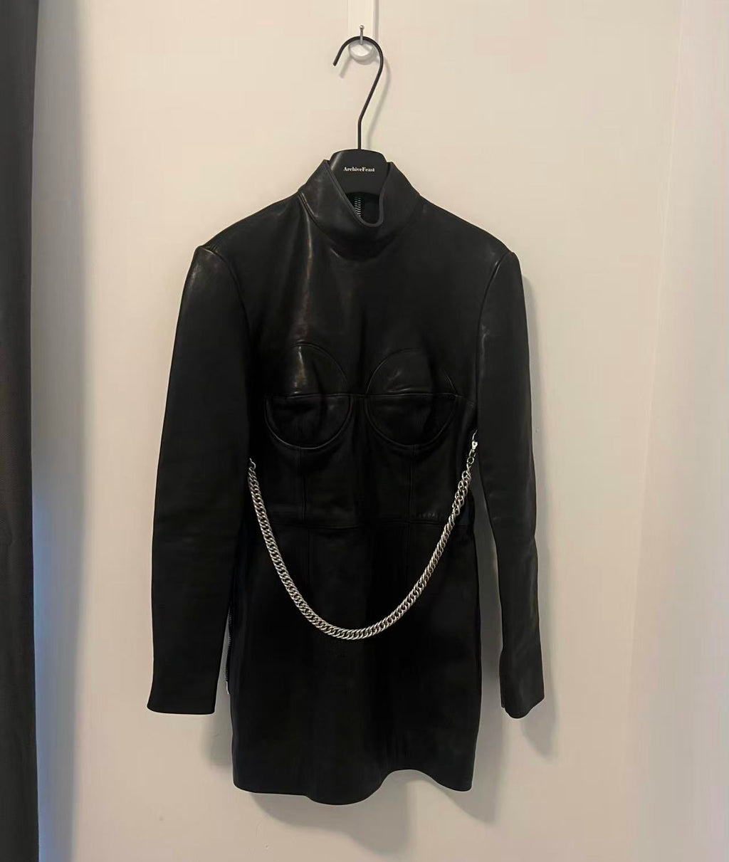 Vetements 16FW Bondage Leather Dress