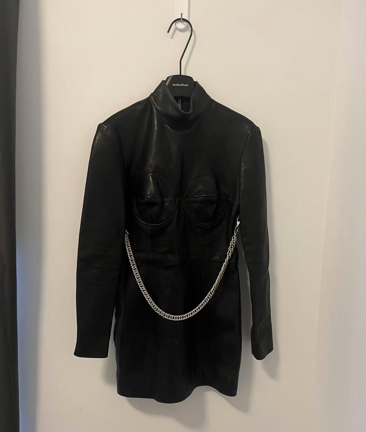 Vetements 16FW Bondage Leather Dress