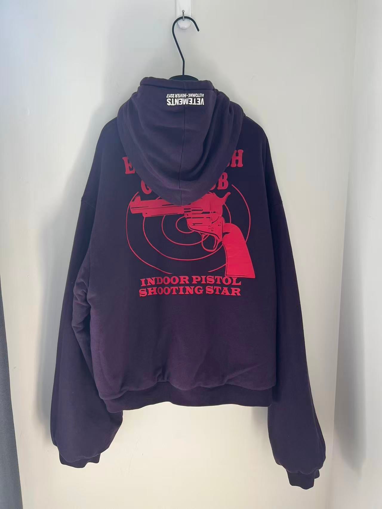 Vetements 16FW TFD&Gun Club Double Sided Bomber