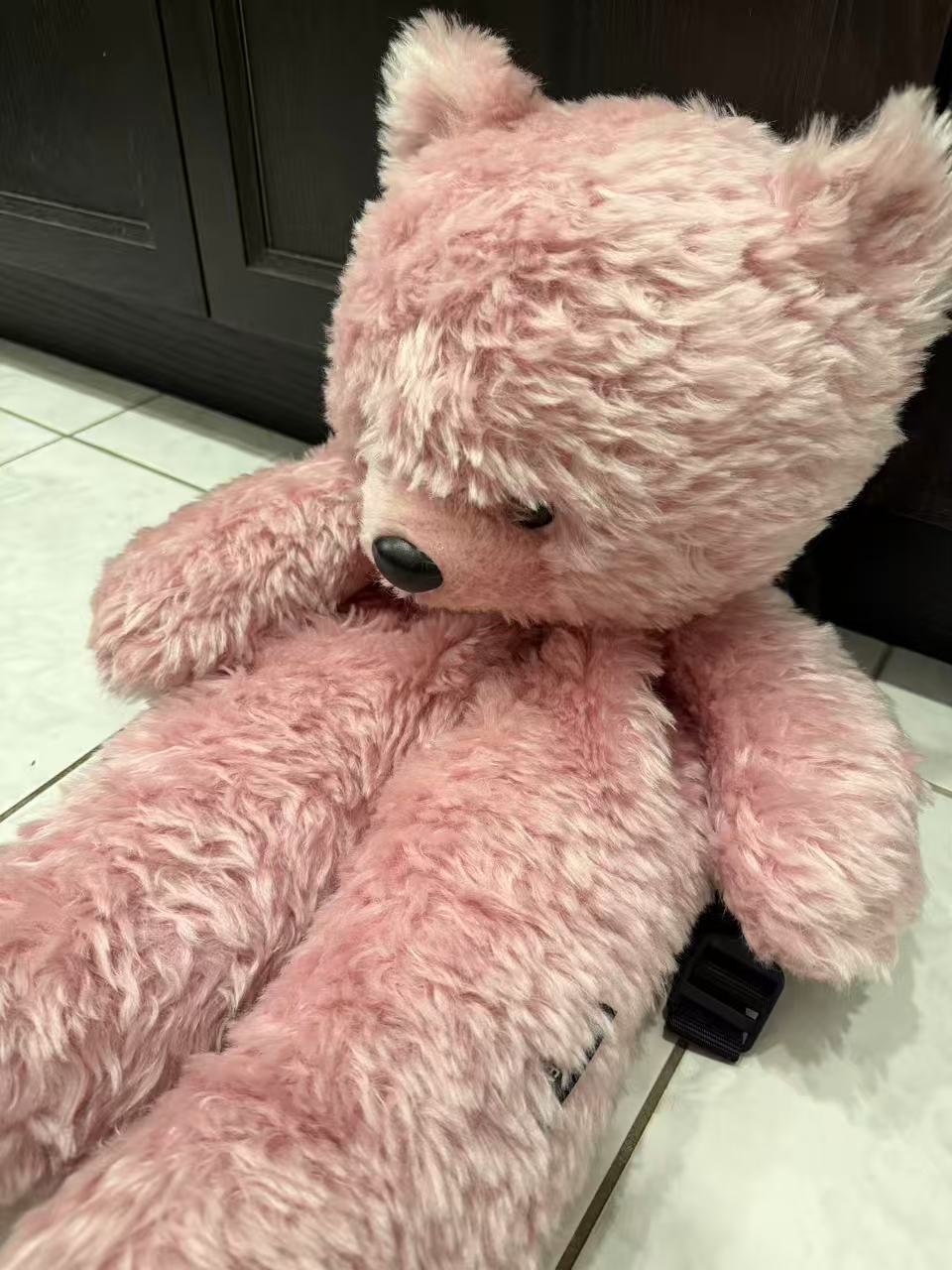 Vetements 19FW Pink Mohair Anarchy Backpack