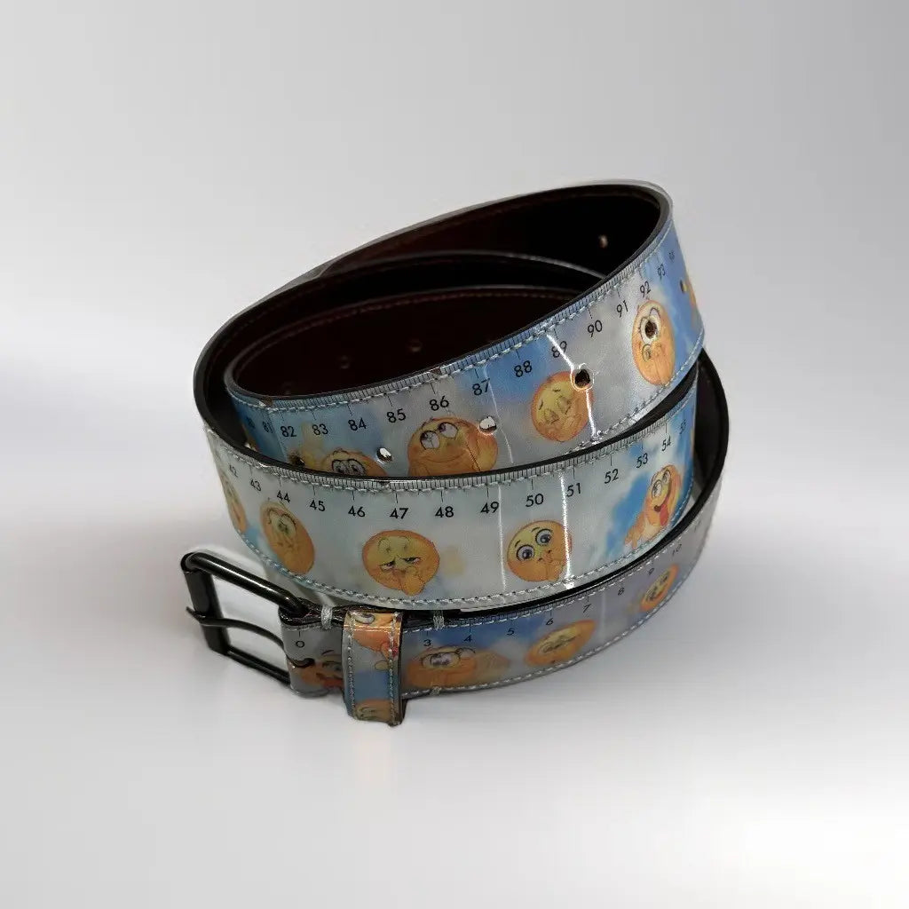 Vetements 18FW Holographic Emoji Belt