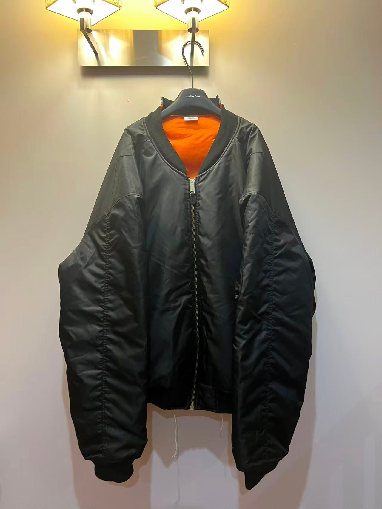 Vetements 16AW OG Black Reworked Bomber