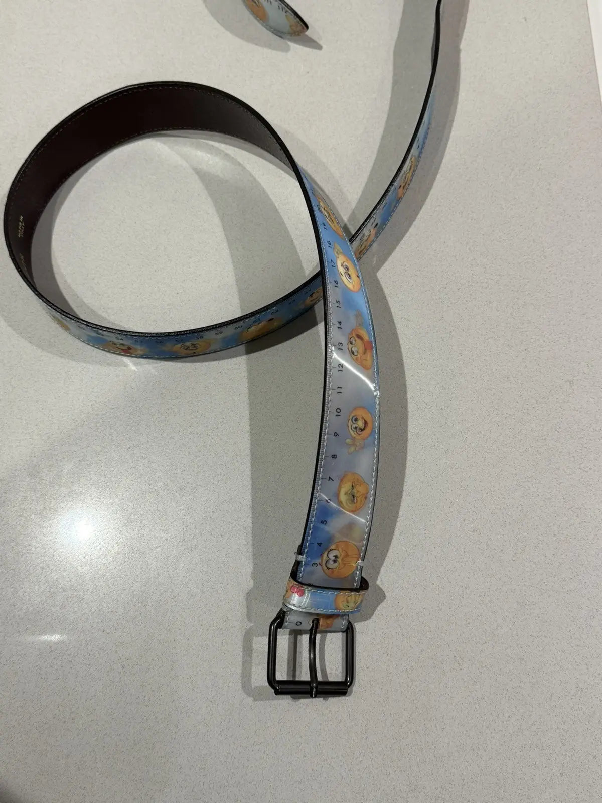 Vetements 18FW Holographic Emoji Belt