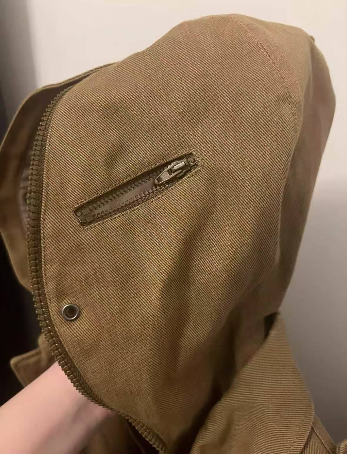 Vetements 19SS Kaki Gimp Suit Mask Parka