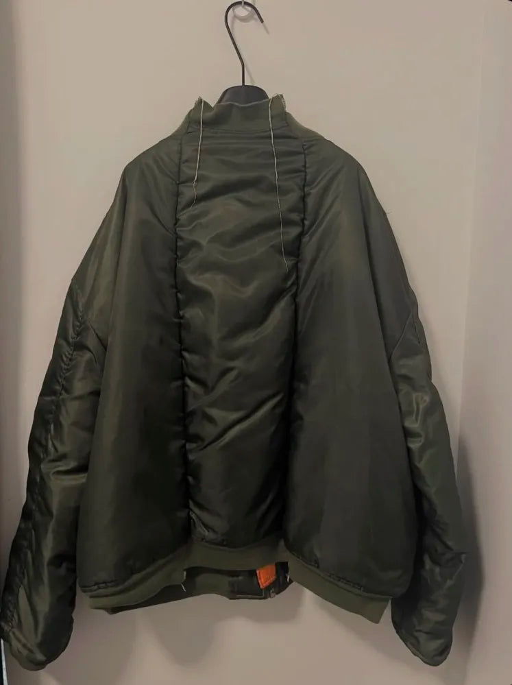 Vetements 16AW Green String Bomber